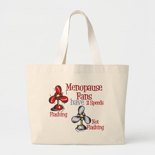 Menopaufan Grote Tote Bag (Voorkant)