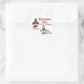 Menopaufan Vierkante Sticker (Tas)