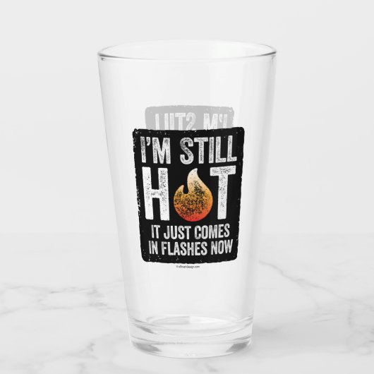 Menopauglas (nog steeds heet) glas (Achterkant)