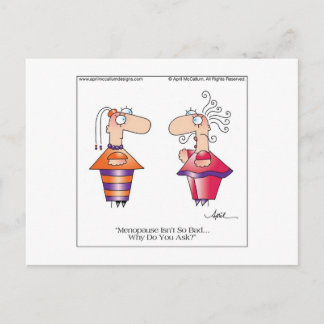 MENOPAUSE Cartoon Briefkaart April McCallum