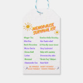 Menopauzaal cadeau-Label Cadeaulabel (Achterkant)