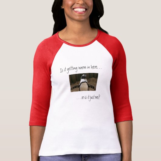 Menopauzale Penguin T-shirt (Voorkant)