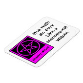 Menopauzale Witch Fridge Magnet door Cheeky Witch Magneet (Linkerzijde)