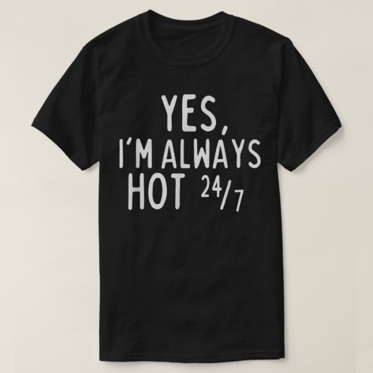 Menopauze Gezegden ouder dan 50 Ja Ik ben altijd w T-shirt (Design voorkant)