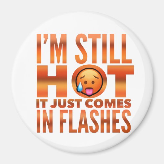 Menopauze Hot Flash Funny Magnet (Voorkant)