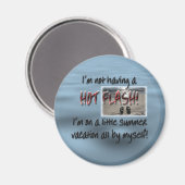 MENopauze Hot Flash Magnet (Voorkant / Achterkant)