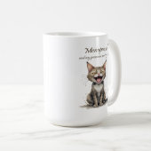 Menopauze Humor Gestrest Boze Kat Koffiemok (Voorkant rechts)