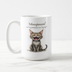Menopauze Humor Gestrest Boze Kat Koffiemok