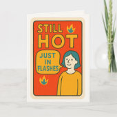 Menopauze Humor, Hete vrouwen Kaart (Voorkant)