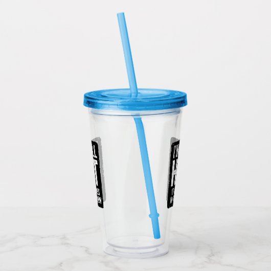 Menopauze (ik ben nog steeds warm) Acryltumbler Acryl Drinkbeker (Links)