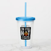 Menopauze (ik ben nog steeds warm) Acryltumbler Acryl Drinkbeker (Voorkant)