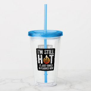 Menopauze (ik ben nog steeds warm) Acryltumbler Acryl Drinkbeker