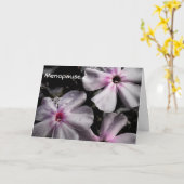 Menopauze. Ik weiger te stoppen met bloeien... Kaart (Gele Bloem)