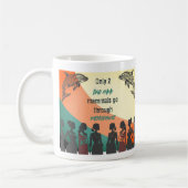 Menopauze Koffie Mok Retro Design (Links)