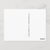 menopauze Lane Briefkaart (Achterkant)