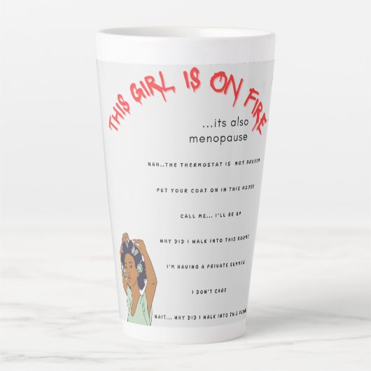 Menopauze Mok Shot (Voorkant)