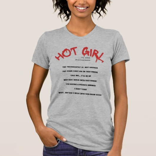 Menopauze Mok: stemmingen gebeuren T-shirt (Voorkant)