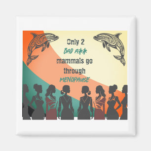 Menopauze sterkte retro ontwerp magneet