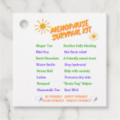 Menopauze Survival Kit Gift Label (Voorkant)