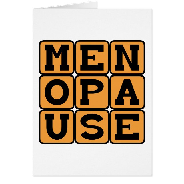 Menopauze, Vrouwelijk Laat Stadium (Voorkant)