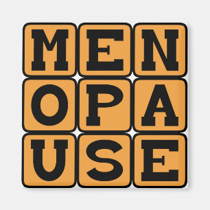 Menopauze, vrouwelijk laat stadium magneet