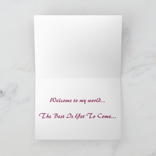 Menopauze Wenskaarten Kaart (Binnen)