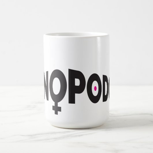 Menopodcast Logo Mok - 15 oz (Center)