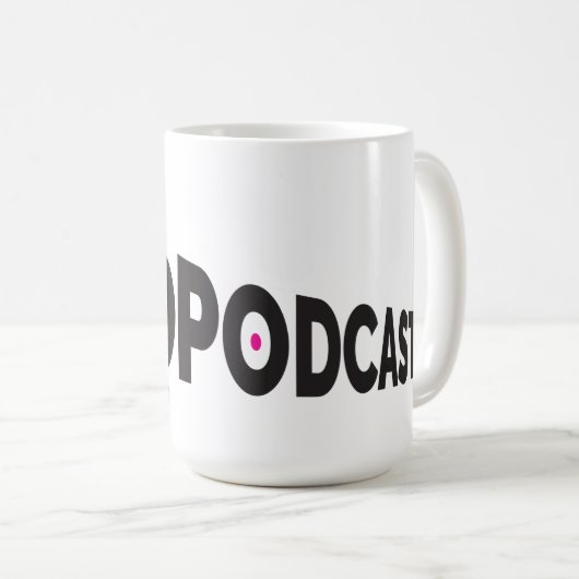 Menopodcast Logo Mok - 15 oz (Voorkant rechts)