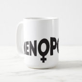 Menopodcast Logo Mok - 15 oz (Voorkant links)