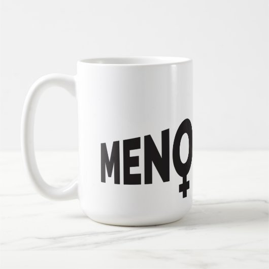 Menopodcast Logo Mok - 15 oz (Links)