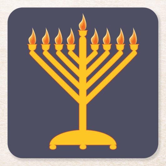 Menora Onderzetters (Voorkant)