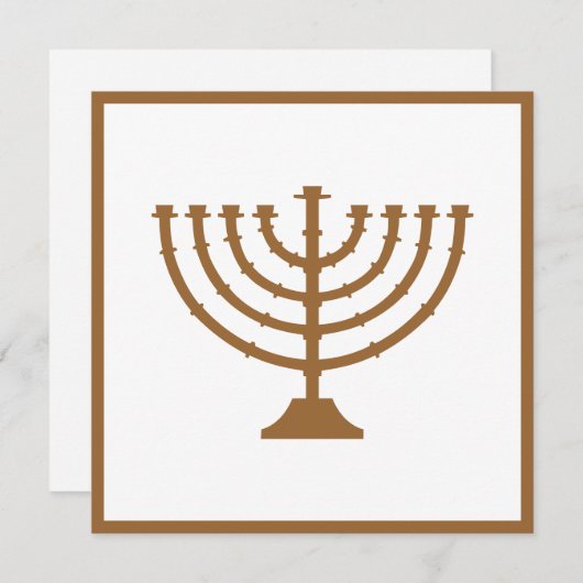 Menorah (Voorkant / Achterkant)
