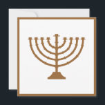 Menorah<br><div class="desc">De Menorah en de grens kunnen in om het even welke kleur worden veranderd Zazzle u wilt. Er zijn postzegels die overeenkomen met enveloppen,  enz.</div>