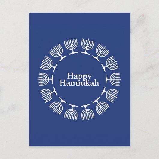 Menorah Background Briefkaart (Voorkant)