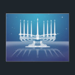 Menorah Briefkaart<br><div class="desc">Originele Kunst van Thedustyhoenix.</div>