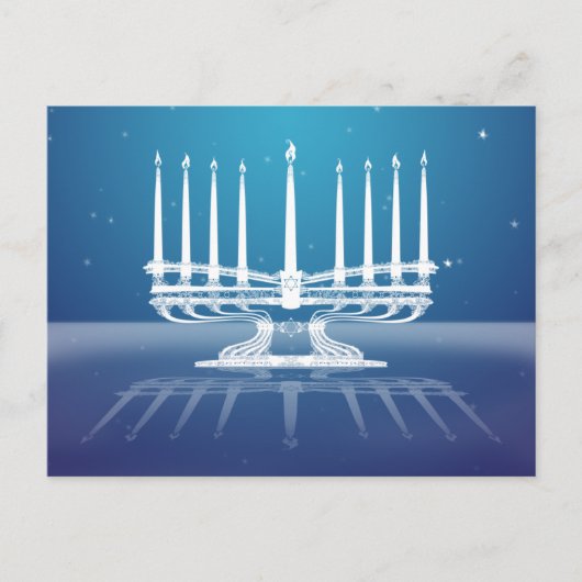 Menorah Briefkaart (Voorkant)