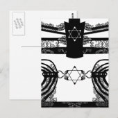 Menorah Briefkaart (Voorkant / Achterkant)