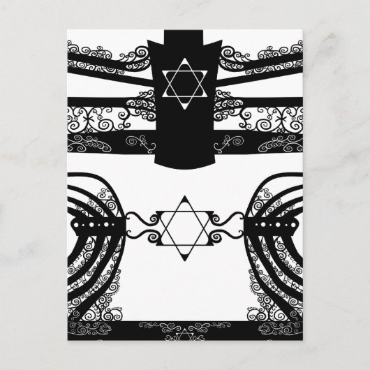 Menorah Briefkaart (Voorkant)