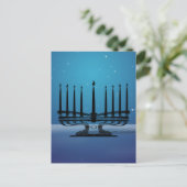Menorah Briefkaart (Staand voorkant)