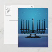 Menorah Briefkaart (Voorkant / Achterkant)