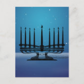 Menorah Briefkaart (Voorkant)