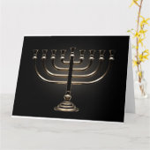 Menorah Casting Kaart (Gele Bloem)