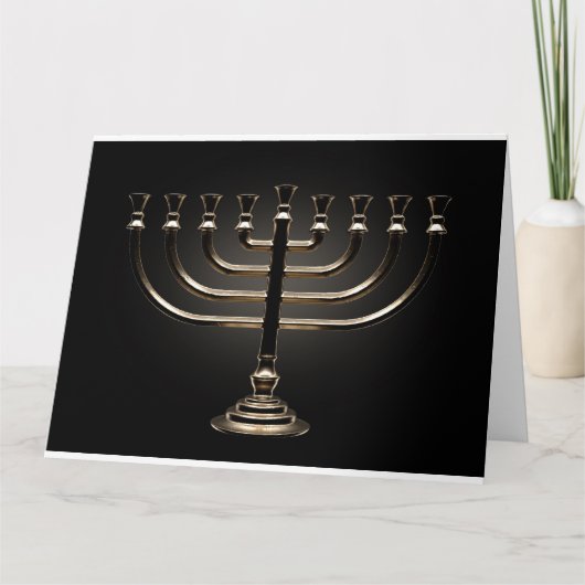 Menorah Casting Kaart (Voorkant)