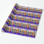 menorah cat.jpg cadeaupapier<br><div class="desc">Niet alleen voor Chanukah nog meer - deze  gember licht de kaarsen aan,  want er is hier een geweldig wonder gebeurd!</div>
