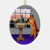 menorah cat.jpg keramisch ornament (Rechts)