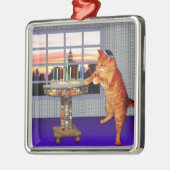 menorah cat.jpg metalen ornament (Links)