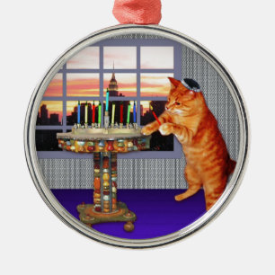menorah cat.jpg metalen ornament