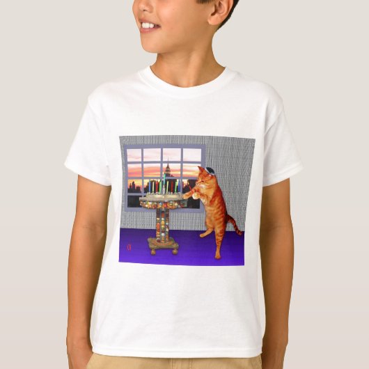 Menorah Cat T-shirt (Voorkant)