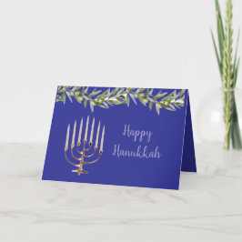 menorah Chanoeka-kaart Bedankkaart