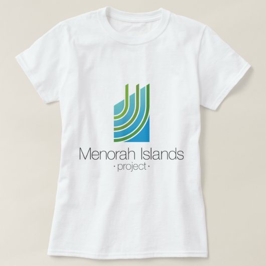 Menorah-eilanden T-shirt (Design voorkant)